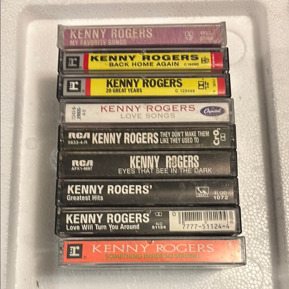 Kenny Rogers Cassette Tape Collection